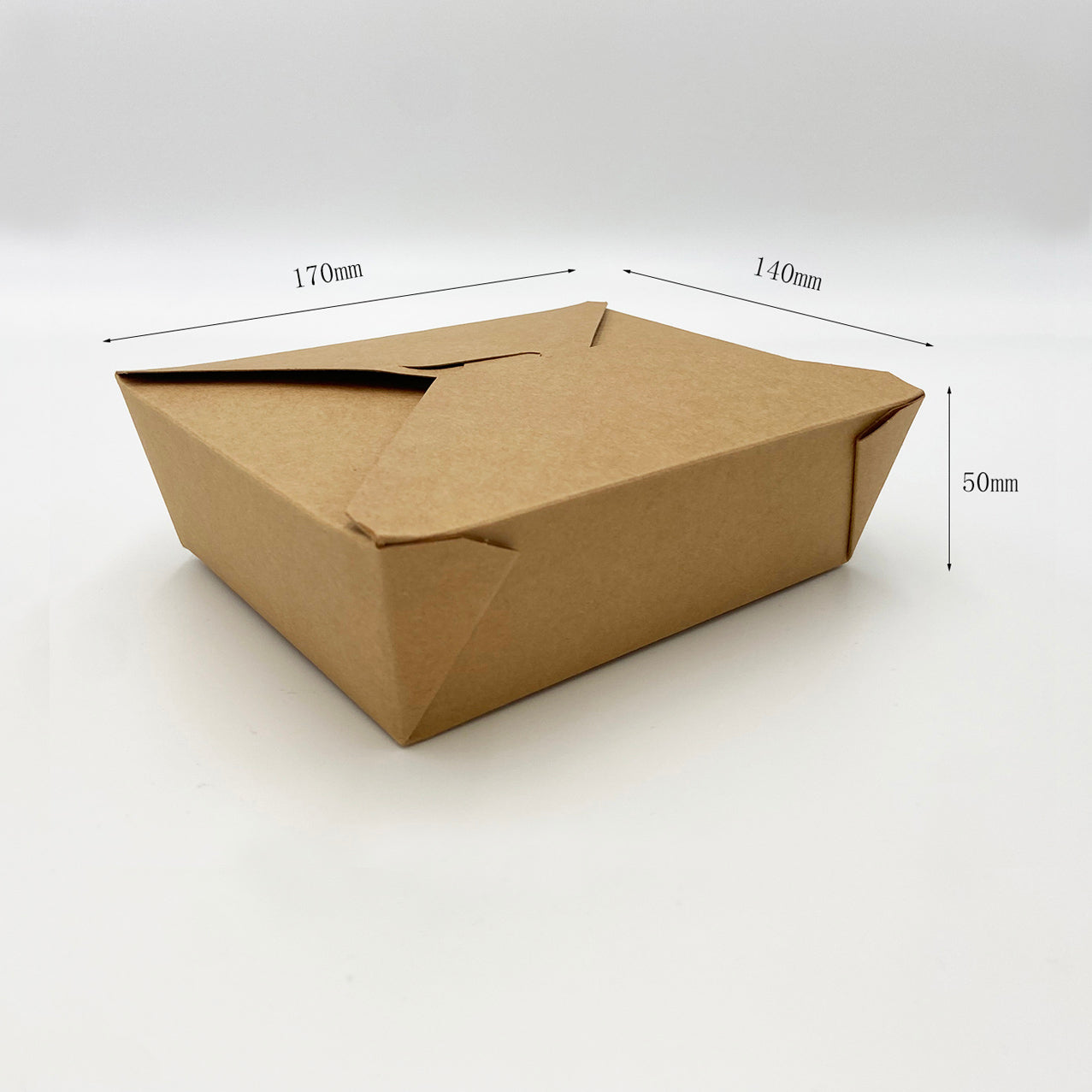 1000ml Kraft Takeaway Box No.5 - 200pk