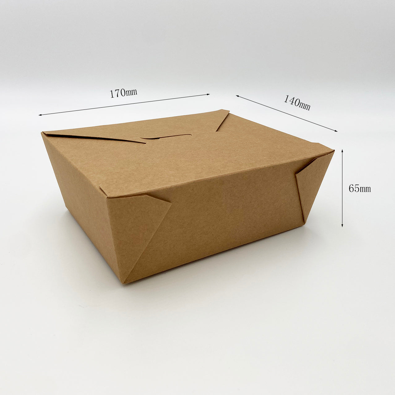 1300ml Kraft Takeaway Box No.8 - 200pk