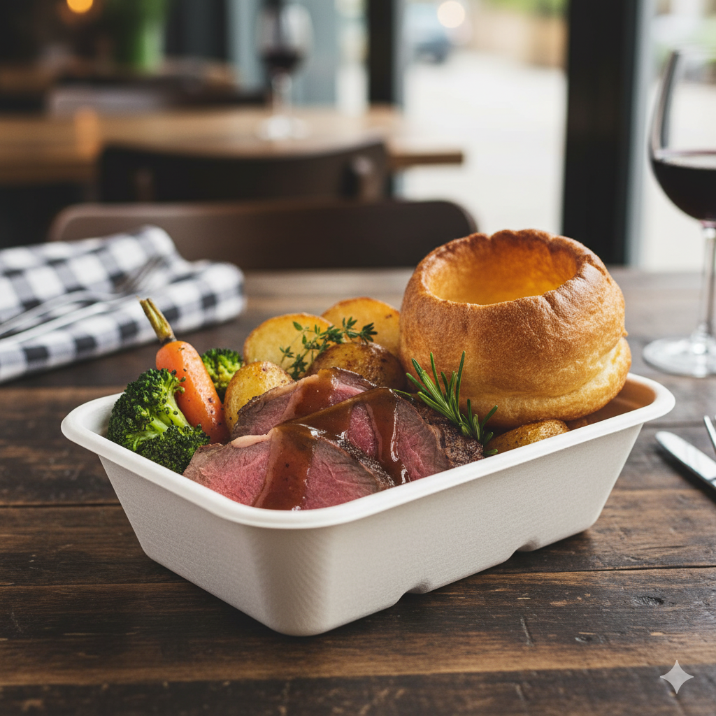 Bagasse Takeaway Containers