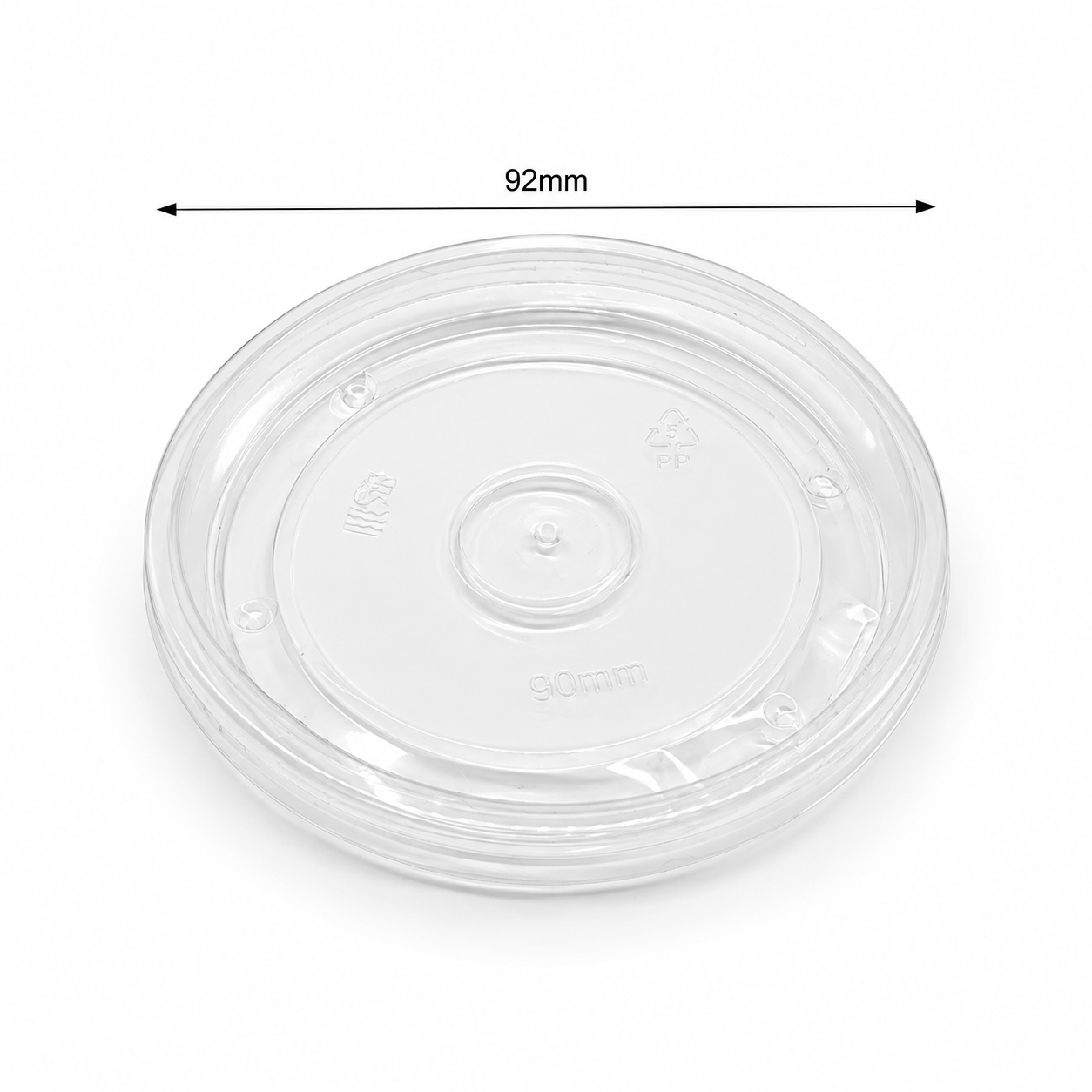 12oz Soup Container PP LID - 500pk
