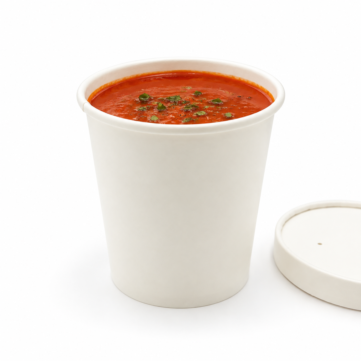 12oz Soup container white card  - 500pk