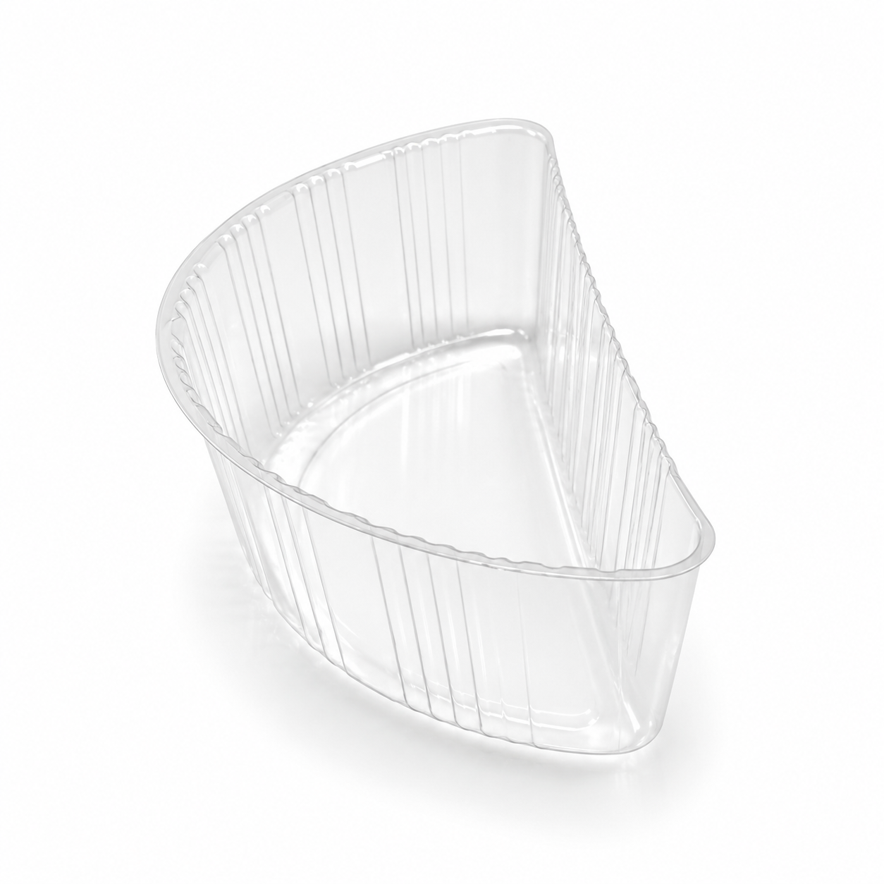 PP 185MM 1300ML/1100ML KRAFT ROUND BOWL INSERT-300PK