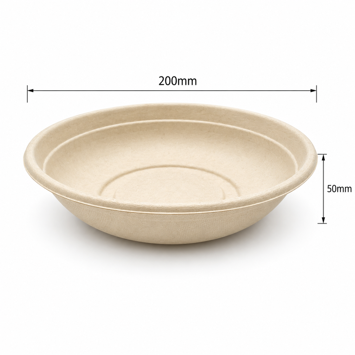 24oz Bagasse bowl - 500pk