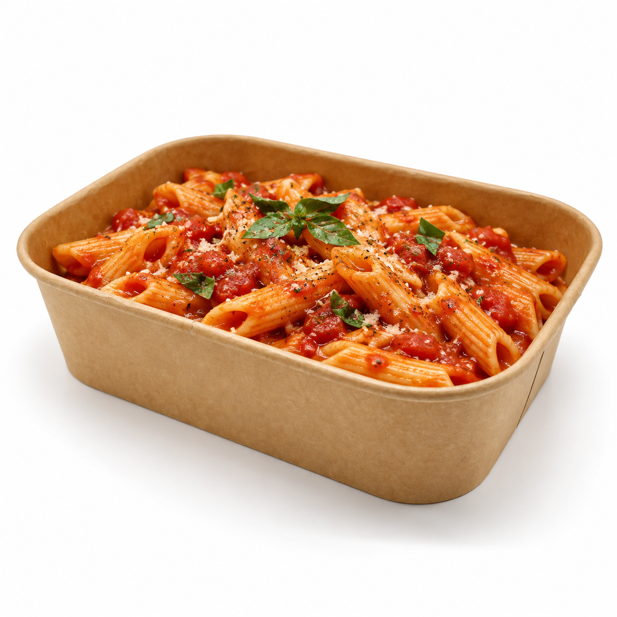 750ml Rectangular V2 Kraft - 300PK