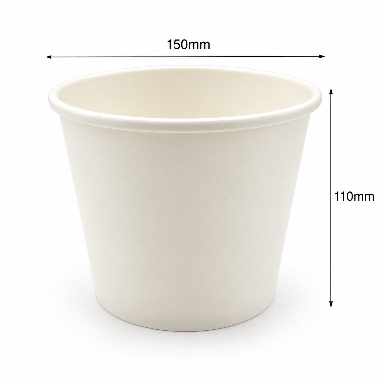 50OZ Noodle Bowl White- 300pk