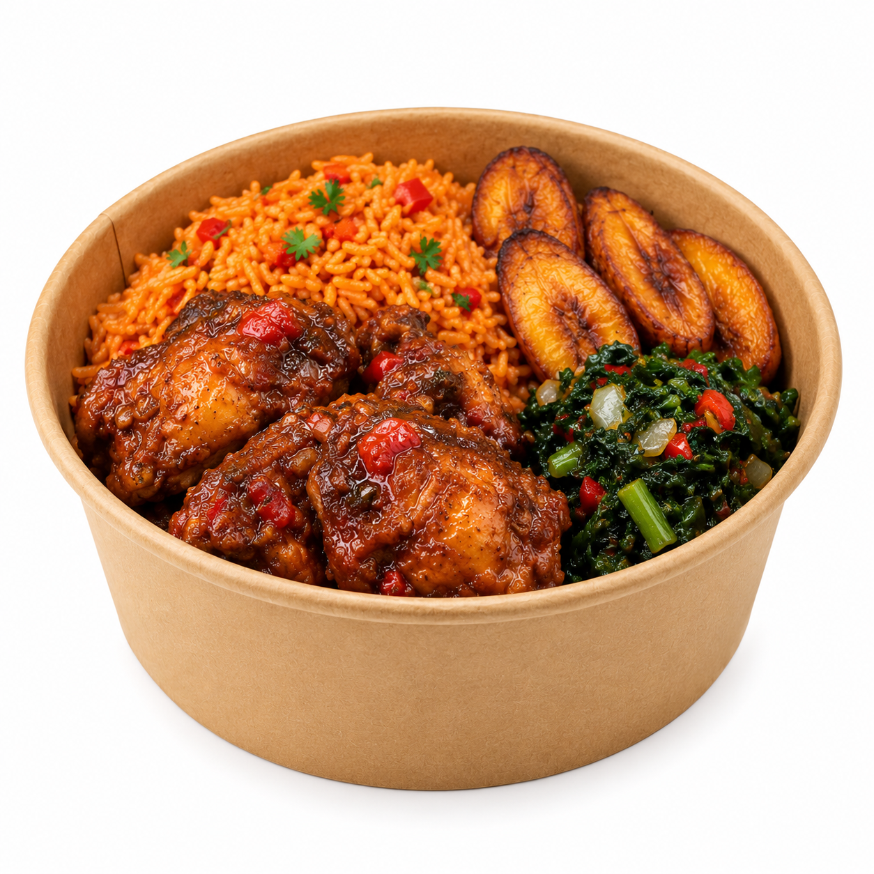 1000ml Kraft Bowl - 300pk
