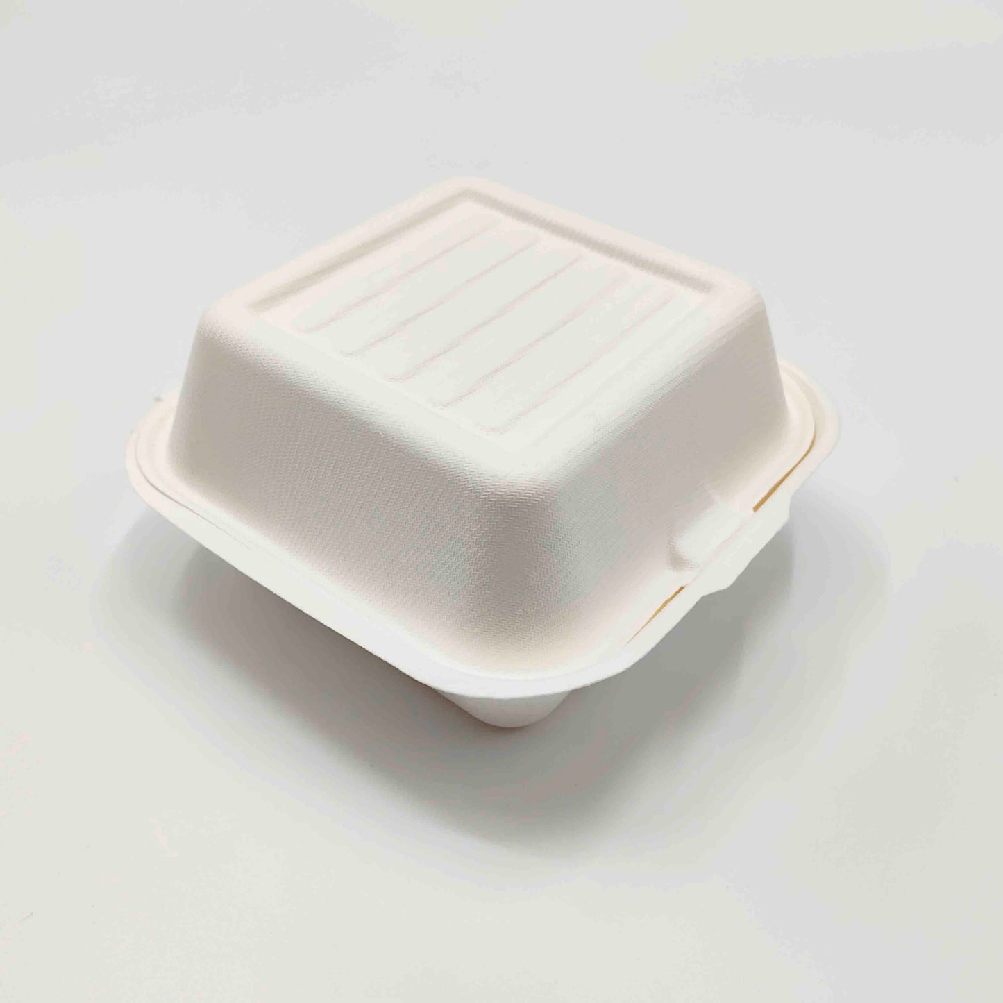 6x6" Bagasse Burger Box - 500pk