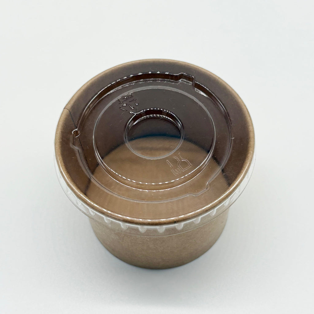 4OZ Kraft Sauce Cup PP Lid - 1000pk