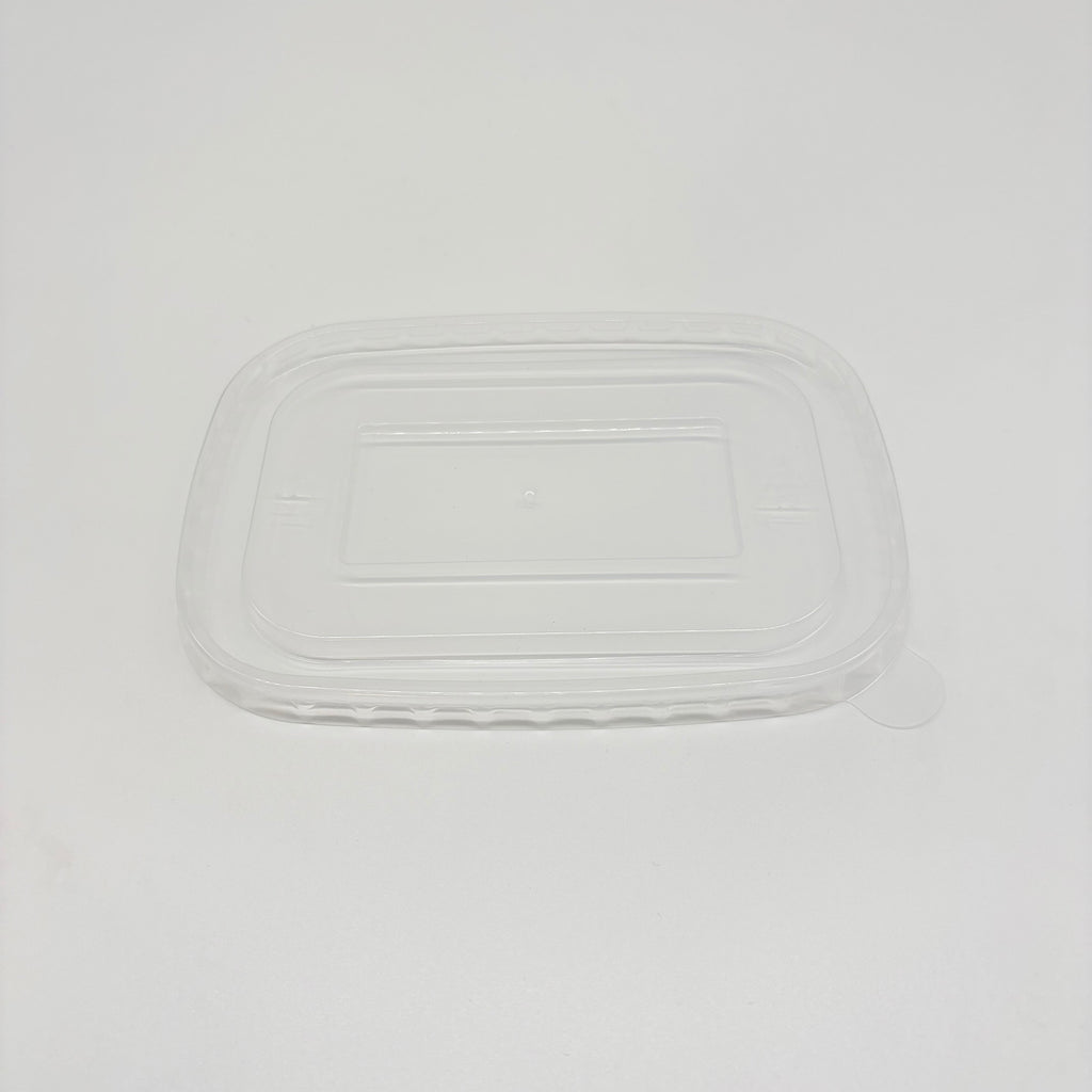PP Lid-550ml/750ml Rectangular Kraft Container V2 - 300pk