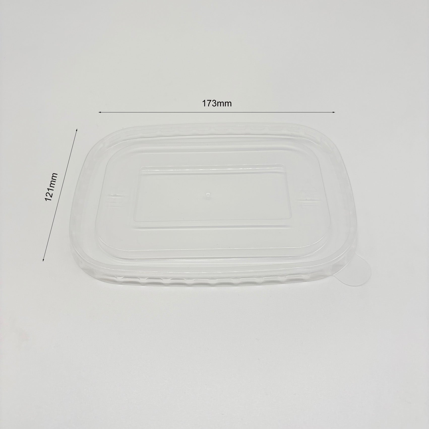 PP Lid-550ml/750ml Rectangular Kraft Container V2 - 300pk
