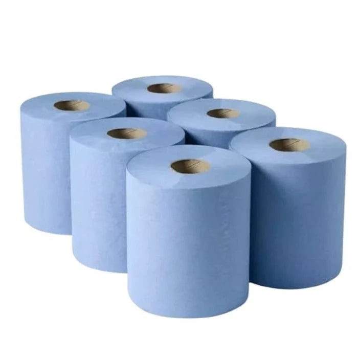 Standard Blue Rolls Centrefeed Hand Towel (Pack Of 6)
