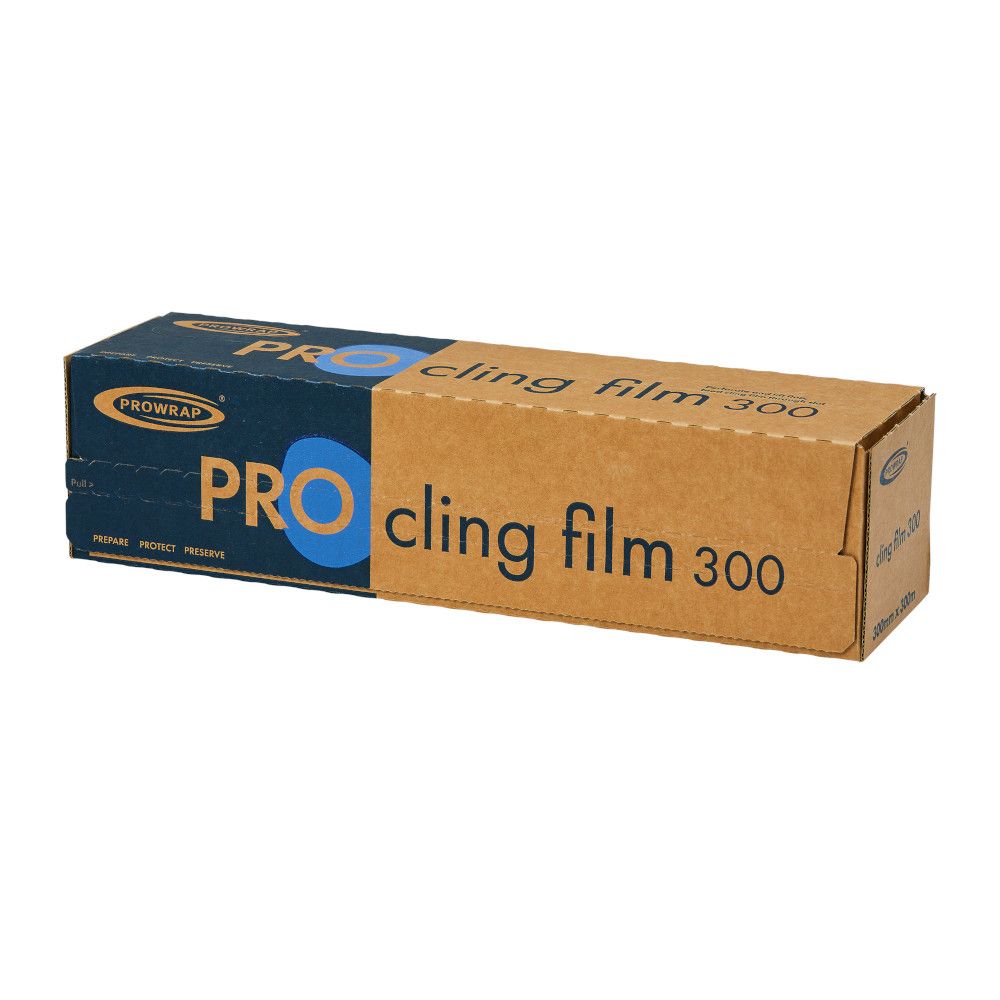 6 Rolls 300mm x 300m Catering Cling Film Roll