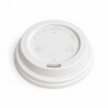 White Domed Sip-Thru Hot Cup Lids 62mm For 4oz -1000pk