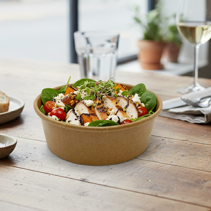 1300ml Kraft Bowl - 300pk