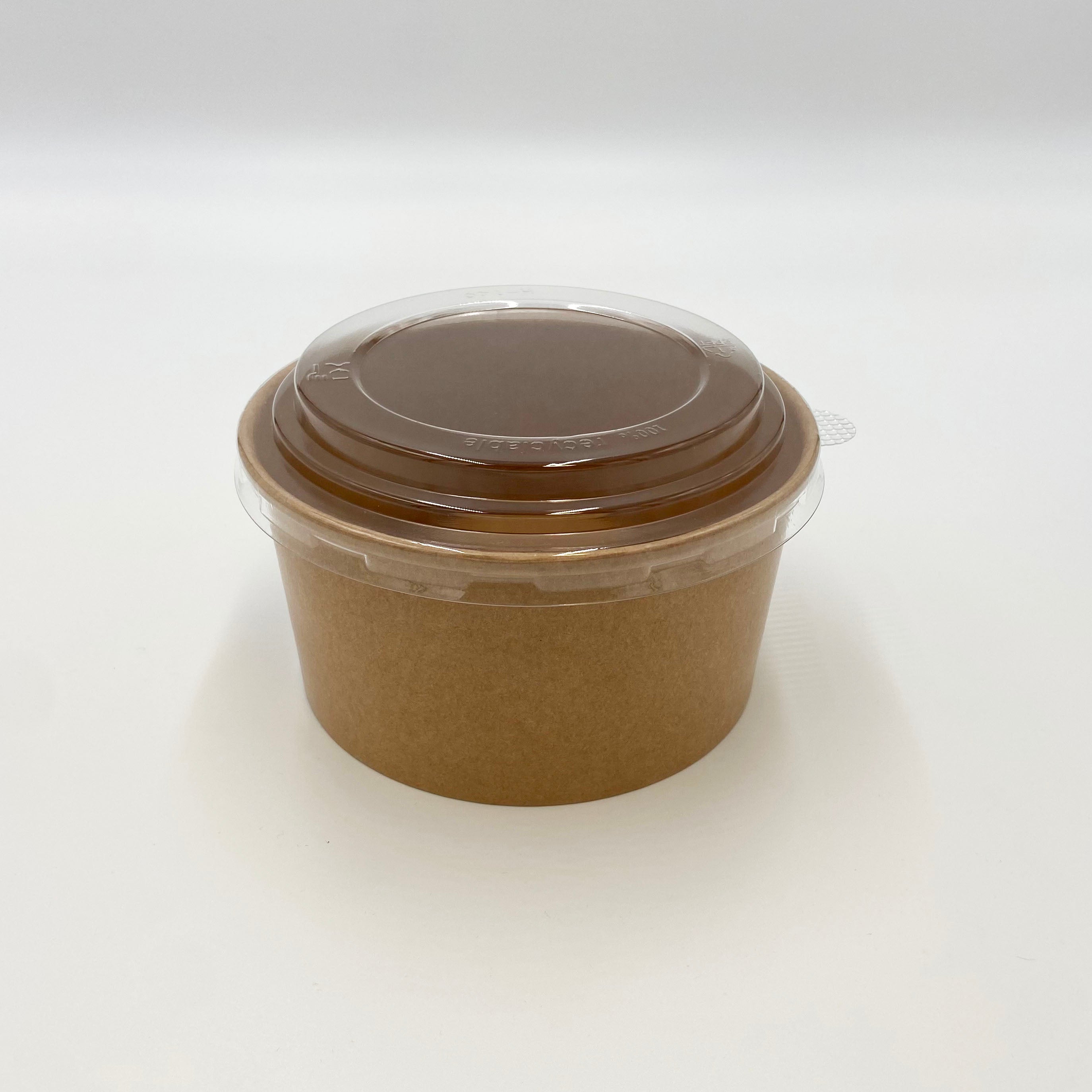 Dome PP Lid - Kraft Bowl D150mm - 300pk