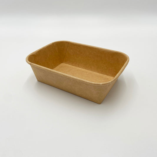 Kraft Square Rectangle Containers – BASEBETTER TECH