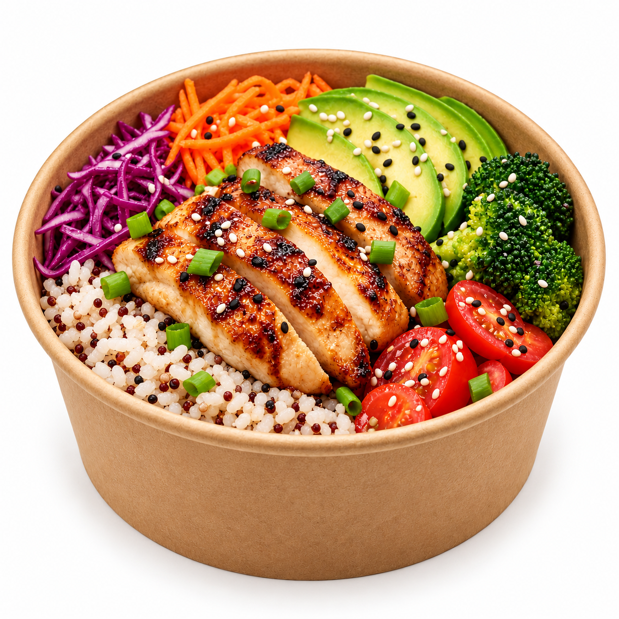 1100ml Kraft Bowl - 300pk