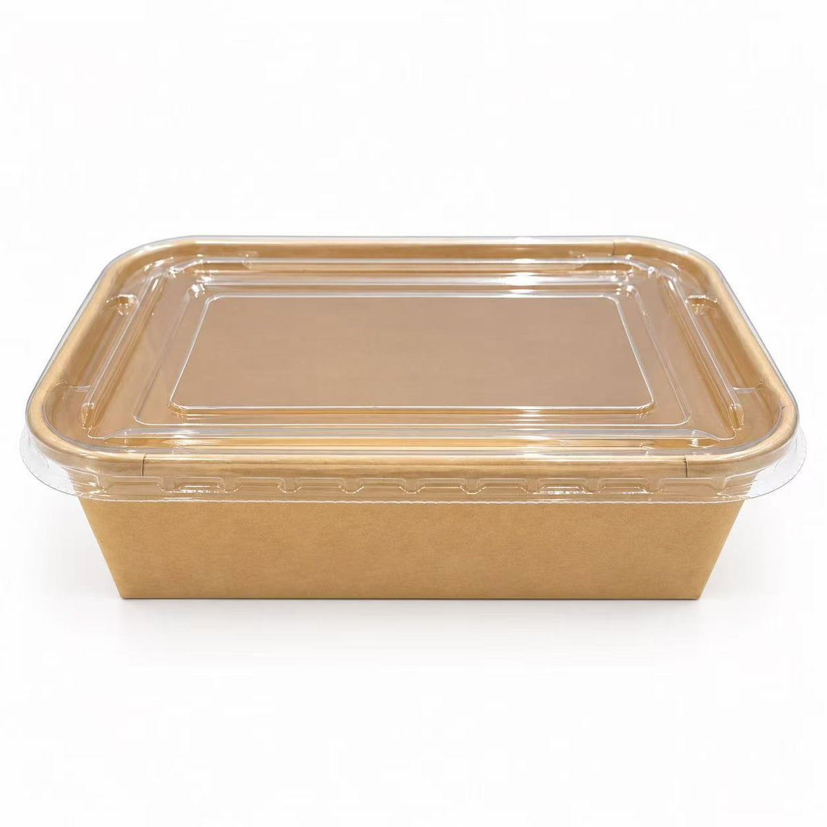 PP Lid - Rectangle Kraft Container V1 - 600pk