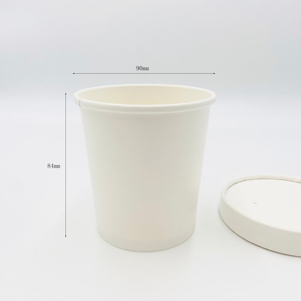 12oz Soup container white card  - 500pk
